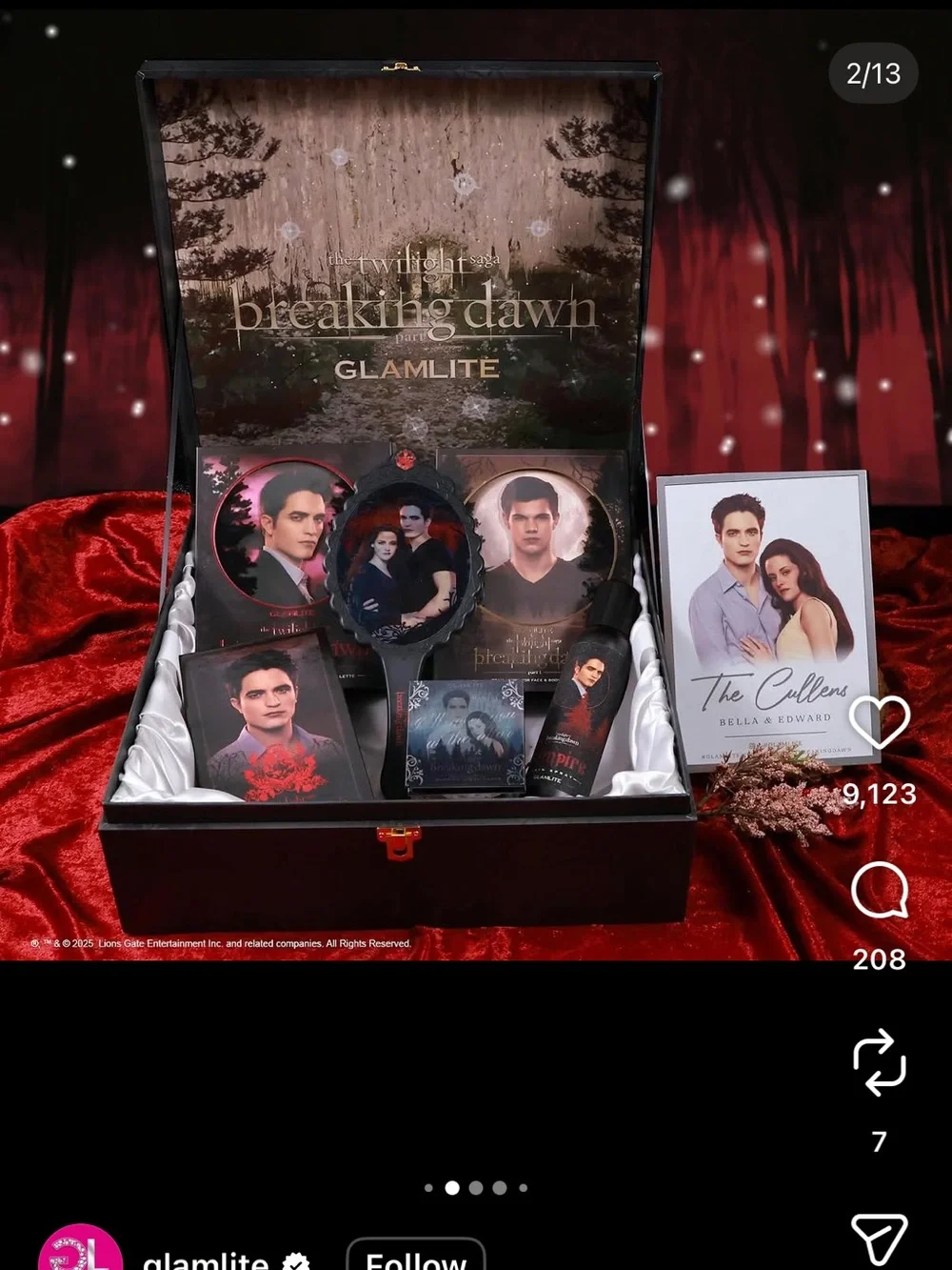 Breaking Dawn Part 1 Makeup Collection glamlite new never used amazing!!!
